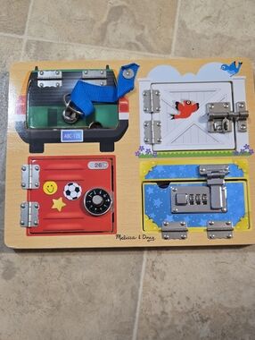 Melissa & Doug Locks & Latches Board